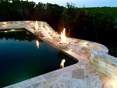 Water and fire features I San Antonio custom pool builders
